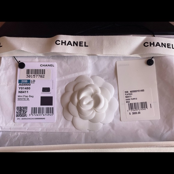 Classic Flap Dark Purple Quilted Rectangular Mini - Picture 12 of 16